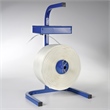 Abroller für textiles Polyesterband Typ BCF mit Ablagekasten Abroller für textiles Polyesterband Typ BCF mit Ablagekasten