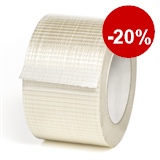 Filamentklebeband 75 mm x  50 lfm - längsverstärkt und querverstärkt - HILDE24 Verpackungen