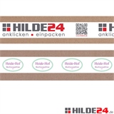 Individuell bedrucktes PVC Klebeband, einfarbig, zweifarbig, dreifarbig oder vierfarbig bedruckt - HILDE24 Verpackungen