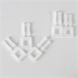 Kunststoffschnallen für PP-Umreifungsband, weiß, für 13 mm und 16 mm Bandbreite  - HILDE24 GmbH