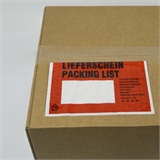 Lieferscheintaschen Begleitpapiertaschen C6 mit Druck -Lieferschein- - HILDE24 Verpackungen
