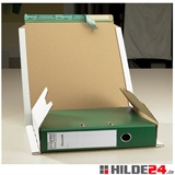 Ordnerversandverpackung zum Wickeln, weiß - HILDE24 Verpackungen