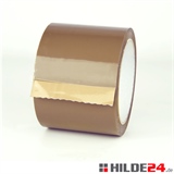 PP-Klebeband low noise 75 mm x 66 lfm braun - HILDE24 Verpackungen