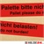 PVC Warnklebeband - rot mit schwarzem Druck -Palette bitte nicht belasten- deutsch und englisch - HILDE24 Verpackungen
