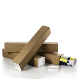 Vierkant Versandhülsen mit Deckel und Boden - HILDE24 Verpackungen
