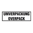 Warnetiketten Umverpackung - Overpack 150 x 50 mm