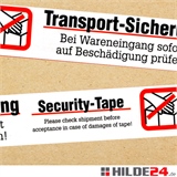 Warnklebeband mit Druck -Transport-Sicherung- 50 mm x 66 lfm - HILDE24 Verpackungen
