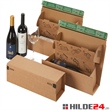 Weinbox Multi Premium zum Versenden von Bordeauxflaschen und Schlegelflaschen (je 0,75l) - HILDE24 Verpackungen