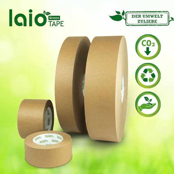 HILDE24 | Verpackungshit des Monats | laio GREEN TAPE 316 Papierklebeband