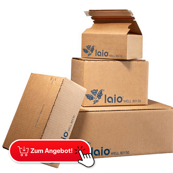 HILDE24 | Verpackungshit des Monats | laio® WELL 801 Versandkartons