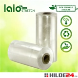 laio® GREEN-STRETCH Automatenstretchfolie, Stärke: 23 my, Rolle: 500 mm x 1395 lfm, transparent