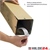 longBox TELESKOP Versandhülse - 2 Silikon-Abdeckbahn vom Selbstklebeverschluss abziehen - HILDE24 Verpackungen