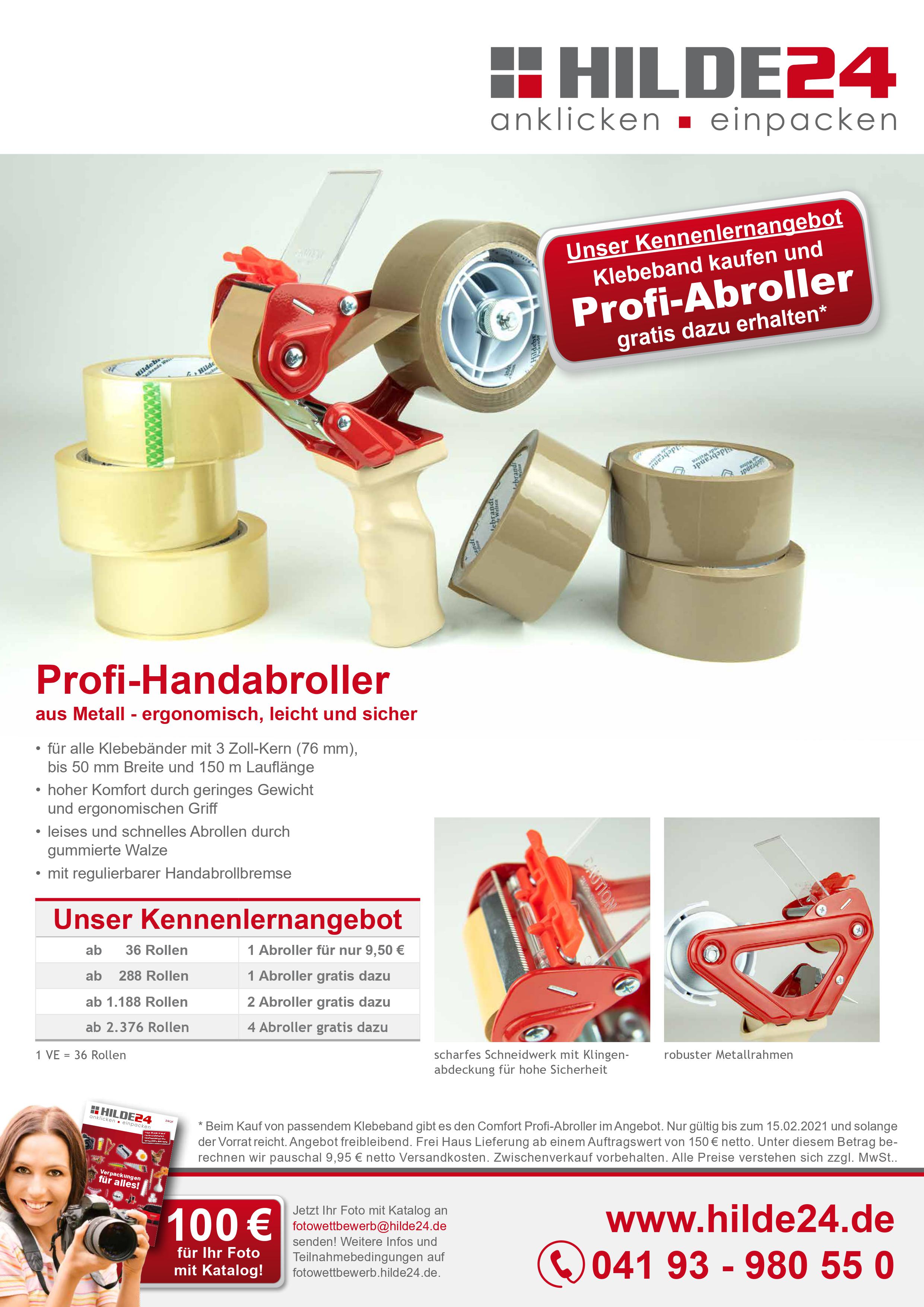 Flyer Aktion Handabroller Flyer Aktion Handabroller