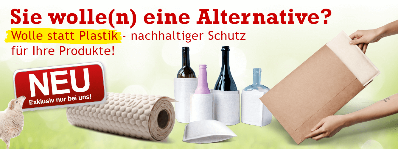 HILDE24 | Aktuelles | Exklusiv bei uns: Verpackungen aus Wolle