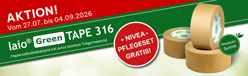 HILDE24 AKTION | laio Green TAPE 316 Papierklebeband