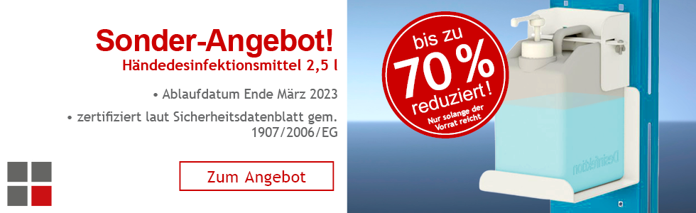 Sonder-Angebot Händedesinfektionsmittel 2,5 l Kanister