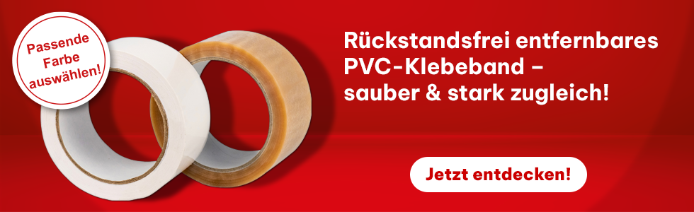 HILDE24 | PVC-Klebeband rückstandsfrei entfernbar