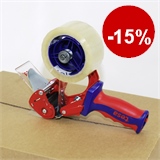 tesa® Abroller 6400 Handabroller Comfort mit Verletzungsschutz und gummiertem Griff